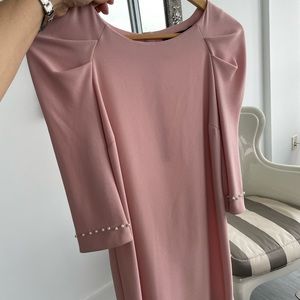 Zara dress with pearls details xs